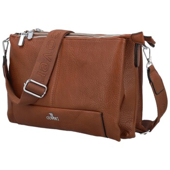 Dámská crossbody kabelka hnědá - Coveri Petri