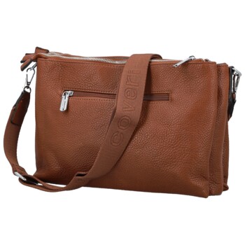 Dámská crossbody kabelka hnědá - Coveri Petri