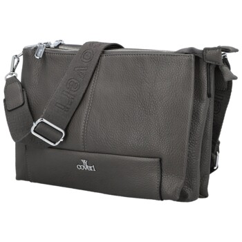 Dámská crossbody kabelka tmavě šedá - Coveri Petri
