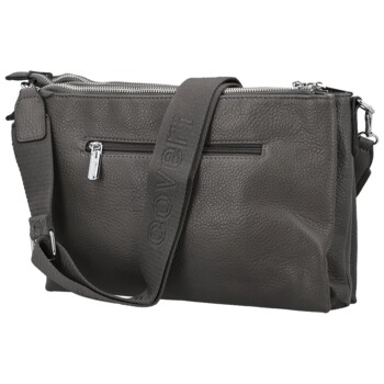 Dámská crossbody kabelka tmavě šedá - Coveri Petri