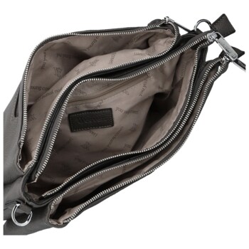Dámská crossbody kabelka tmavě šedá - Coveri Petri