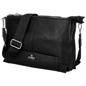 Dámská crossbody kabelka černá - Coveri Petri
