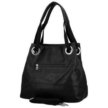 Dámská kabelka na rameno černá - Firenze Santi