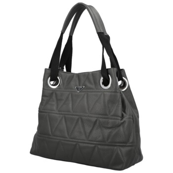 Dámská kabelka na rameno tmavě šedá - Firenze Santi