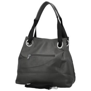Dámská kabelka na rameno tmavě šedá - Firenze Santi