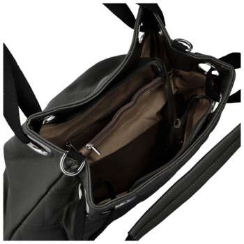 Dámská kabelka na rameno tmavě šedá - Firenze Santi