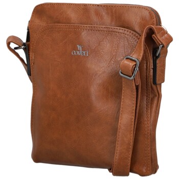 Dámská crossbody kabelka koňaková - Coveri Eleana