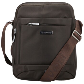 Pánská crossbody taška hnědá - Coveri Ario