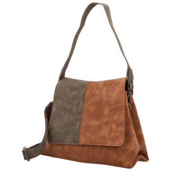 Dámská kabelka přes rameno hnědá - Paolo bags Naiara