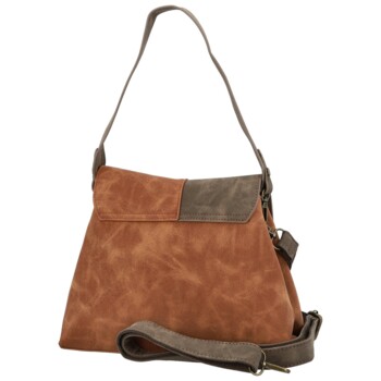 Dámská kabelka přes rameno hnědá - Paolo bags Naiara