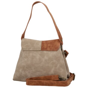 Dámská kabelka přes rameno béžová - Paolo bags Naiara