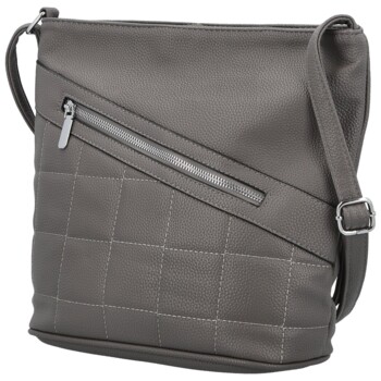 Dámská crossbody kabelka tmavě šedá - Firenze Samíria