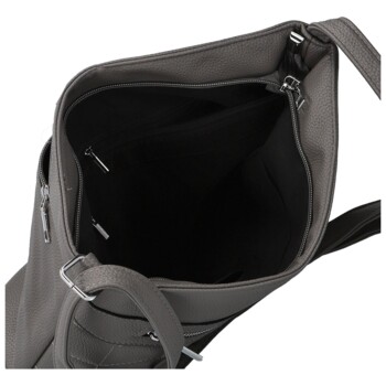 Dámská crossbody kabelka tmavě šedá - Firenze Samíria