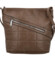 Dámská crossbody kabelka hnědá - Firenze Samíria