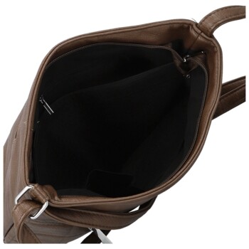Dámská crossbody kabelka hnědá - Firenze Samíria