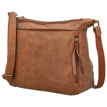Dámská crossbody kabelka hnědá - Firenze Egona