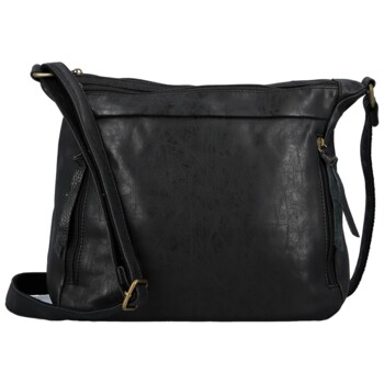 Dámská crossbody kabelka černá - Firenze Egona