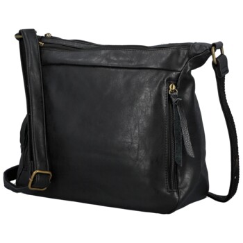 Dámská crossbody kabelka černá - Firenze Egona