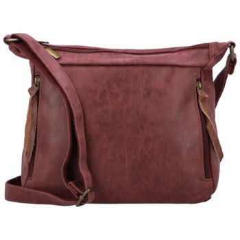 Dámská crossbody kabelka vínová - Firenze Egona