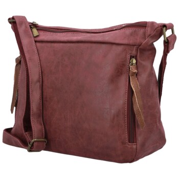 Dámská crossbody kabelka vínová - Firenze Egona