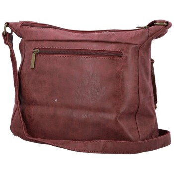 Dámská crossbody kabelka vínová - Firenze Egona