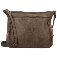 Dámská crossbody kabelka coffee - Firenze Egona