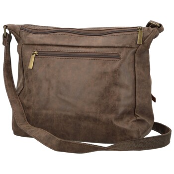 Dámská crossbody kabelka coffee - Firenze Egona