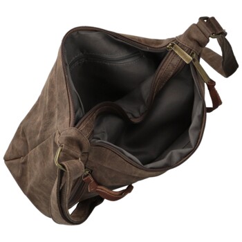 Dámská crossbody kabelka coffee - Firenze Egona