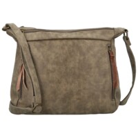 Dámská crossbody kabelka tmavě béžová - Firenze Egona