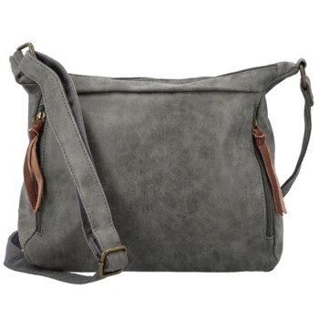 Dámská crossbody kabelka tmavě šedá - Firenze Egona