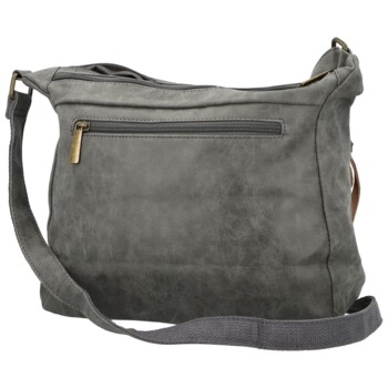 Dámská crossbody kabelka tmavě šedá - Firenze Egona