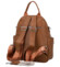 Dámský batoh hnědý - Firenze Santé