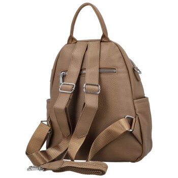 Dámský batoh tmavě béžový - Firenze Santé