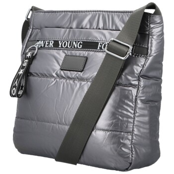 Dámská crossbody kabelka šedá - Firenze Dilara