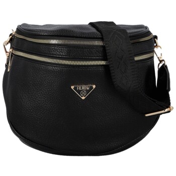 Dámská ledvinko/kabelka černá - Firenze Jella