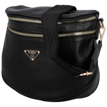 Dámská ledvinko/kabelka černá - Firenze Jella