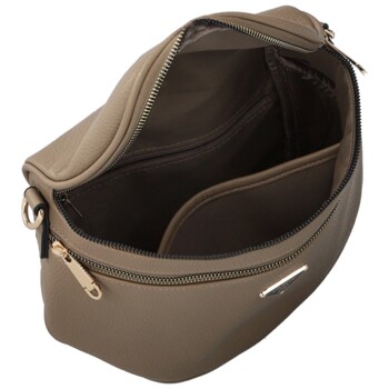Dámská ledvinko/kabelka tmavě béžová - Firenze Jella