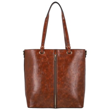 Dámská kabelka na rameno hnědá - Firenze Faria