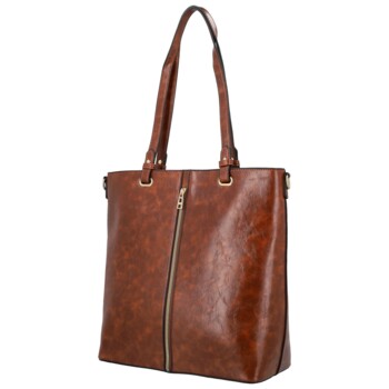 Dámská kabelka na rameno hnědá - Firenze Faria