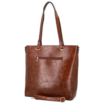 Dámská kabelka na rameno hnědá - Firenze Faria