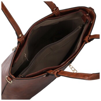 Dámská kabelka na rameno hnědá - Firenze Faria