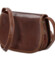 Dámská kožená crossbody hnědá - Delami Belinda