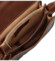 Dámská kožená crossbody hnědá - Delami Belinda