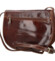 Dámská kožená crossbody hnědá - Delami Linda