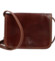 Dámská kožená crossbody hnědá - Delami Vera Pelle Asppena