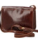 Dámská kožená crossbody hnědá - Delami Vera Pelle Asppena