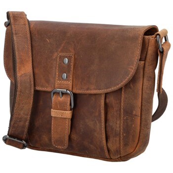 Dámská kožená kabelka camel - Greenwood Beccy