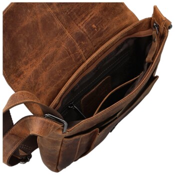 Dámská kožená kabelka camel - Greenwood Beccy