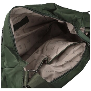 Dámská crossbody kabelka tmavě zelená - Coveri Candice