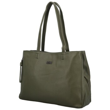 Dámská kabelka na rameno tmavě zelená - Coveri Zaki